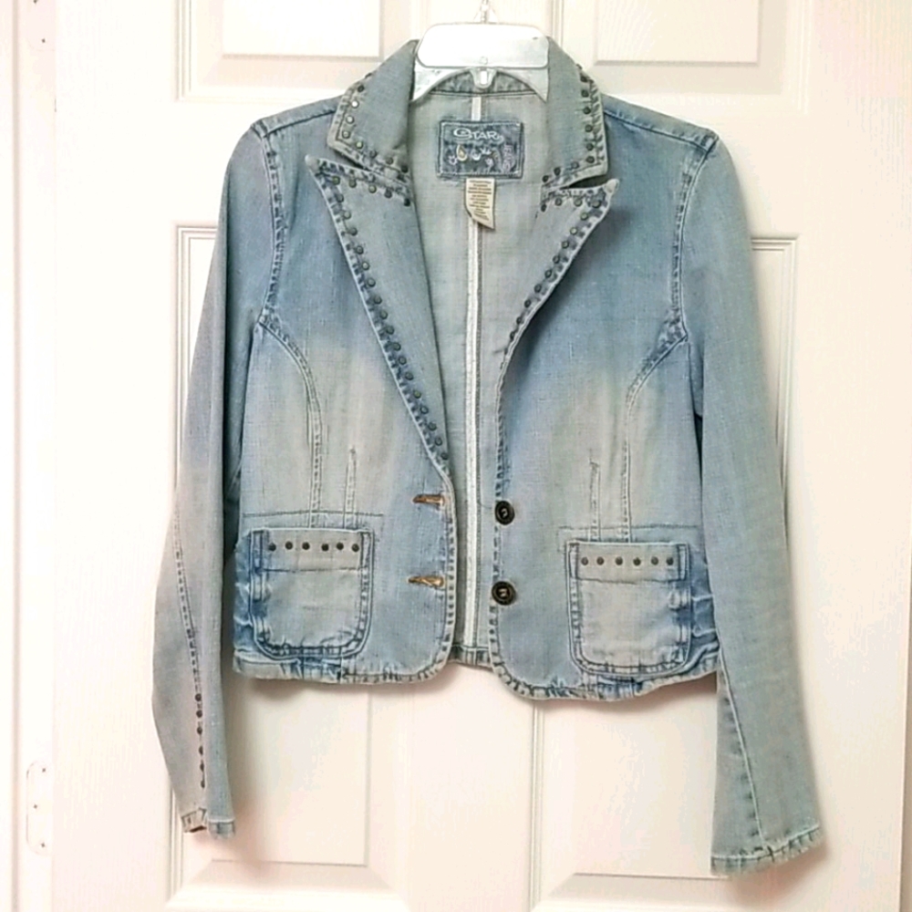 Vintage -Faded Jean jacket - Size M